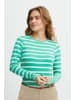b. young Langarm-Shirt BYPAMILA Slim fit in Ming Green Mix