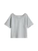 Marc O'Polo Kurzarm-Sweatshirt loose in Grey Horizon