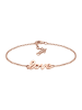 Elli Armband 925 Rosegold Love-Schriftzug in Rosegold