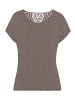 Vivance T-Shirt in taupe, schwarz