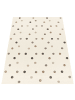 KADIMA DESIGN Kinderteppich Punkte Kinderzimmer in Beige