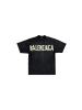 Balenciaga Tape Optik T-Shirt Schwarz
