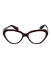 Yohji Yamamoto Unisex Optische Fassungen Katzenauge Lila