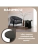 byLiving Beistelltisch Cone in Schwarz - D 35, H 60 cm