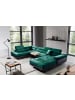 MF Design Rodri Recamiere Links in Flaschengrün -  (L) 202 x (B) 345 x (H) 90 cm