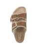 Birkenstock Sandale Arizona Big Buckle Lammfell geöltes Nubukleder normal in braun