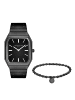 LIEBESKIND BERLIN Uhr & Armband Set Black Urban in schwarz