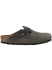 Birkenstock Clogs Boston SFB geöltes Nubukleder Weichbettung normal in grau