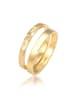 Elli Ring 925 Sterling Silber Ring Set in Gold