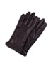 CASH-MERE.CH Lederhandschuhe mit Kaschmirfutter und Touchscreen tauglich in Schwarz