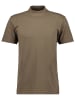 Ragman Langarm-T-Shirt in braun