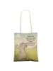 Mr. & Mrs. Panda Shopper-Tasche Elefant Biene Design mit Spruch in Weiß