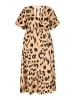 NAEMI Women Plus Size Dress in Khaki