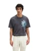 Marc O'Polo T-Shirt loose in Faded Blue