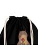 Mr. & Mrs. Panda Gymsack Otter Blumenstrauß mit Spruch in Schwarz