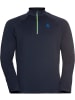 Odlo Longsleeve "Midlayer 1/2 Zip Besso" in Blau