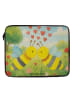 Mr. & Mrs. Panda Laptop Tasche Biene Liebe Design ohne Spruch in Weiß