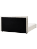 Beliani Doppelbett LAVAUR in Beige - (W) 183 x (H) 100 x (L) 220 cm