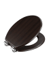 Wenko WC-Sitz Wenge, WC-Sitz Mod. Wenge in Braun - Dunkelbraun