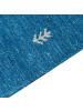 Beliani Kurzflor CALTI in Blau/Gelb/Grau - (W) 160 x (L) 230 cm