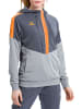 erima Squad Kapuzensweat in slate grey/monument grey/new orange