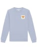 wat? Apparel Sweatshirt Von Herzen in Serene Blue