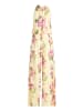 Vera Mont Jumpsuit mit Blumenprint in Yellow/Rosé