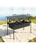 Outsunny Campingtisch,93cm x 55cm x 68cm,Schwarz