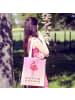 Mr. & Mrs. Panda Tasche Flamingo Stolz mit Spruch in Aquarell Pink