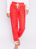 P.J. Salvage Pyjamahose COZY IN LOVE in rot