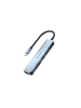 COFI 1453 Devia Adapter HUB 5in1 USB-C 3.1 auf 3x USB 3.0 + SD/TF in Dunkelgrau