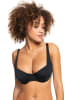 Roxy Bikini-Top Beach Classics UW DCUP in Schwarz