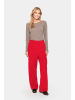 SAINT TROPEZ Casual Hose CelestSZ Gerade Passform in Flame Scarlet