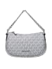 Michael Kors Grau Stoff Handtasche
