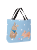 Mr. & Mrs. Panda Tasche Hasen Muschel ohne Spruch in Blau Pastell