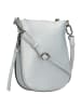 FREDs BRUDER Bestie Mini Bag Umhängetasche Leder 15.5 cm mit Dehnfalte in silver