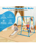 COSTWAY Klettergerüst Indoor 6 in 1 in Blau