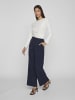 Vila Wide Leg Hose in Navy Blazer