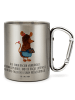 Mr. & Mrs. Panda Campingtasse Maus Kekse mit Spruch in Silber