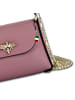 Florence Umhängetasche Leder rosa, antik ca. 19cm