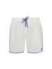 NORWAY 1963 Weiße Polyamid-Badeshorts