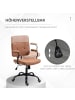 Vinsetto Bürostuhl-61L x 58B x 82-91H cm-Braun