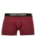Urban Classics Urban Classics Männer Boxer Shorts 3-Pack in btlgrn/dkblu+bur/dkblu+wht/blk