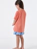 Schiesser Pyjama Girls World Organic Cotton in Orange