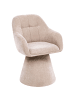 Beliani Esszimmerstuhl LIVONIA in Beige - (W) 59 x (H) 83 x (L) 62 cm