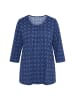 Ulla Popken Langarmshirt in tintenblau