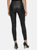 Tazzio Jeans Skinny Fit "F140" - Lederoptik - in Schwarz