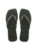 Havaianas Chanclas Square in Grün