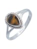 mantraroma 925er Silber - Ringe mit Tigerauge