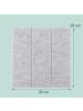 relaxdays 12 x Filzpinnwand in Grau - (B)30 x (H)30 x (T)0,9 cm